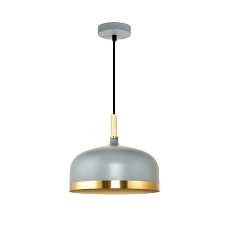 ไฟช่อ CARINI MODERN PH2154 สีเทา/ทอง/ลายไม้ 1 หัว_0