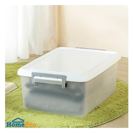 กล่องเก็บของ STACKO AZ 31 ลิตร 57x39.6x21.8 ซม. สีขาวขุ่น_5