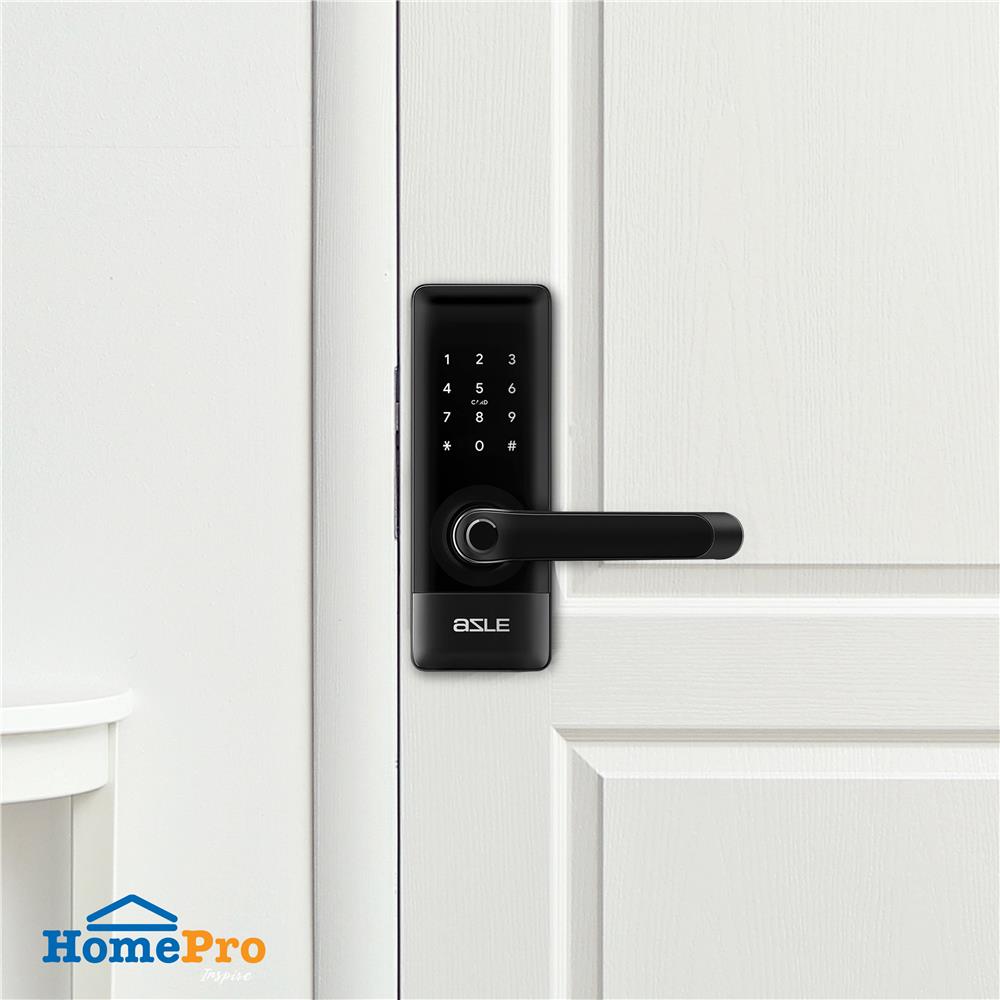 กลอนดิจิตอล AZLE H1B สีดำ