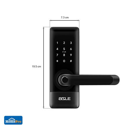 กลอนดิจิตอล AZLE H1B สีดำ_7