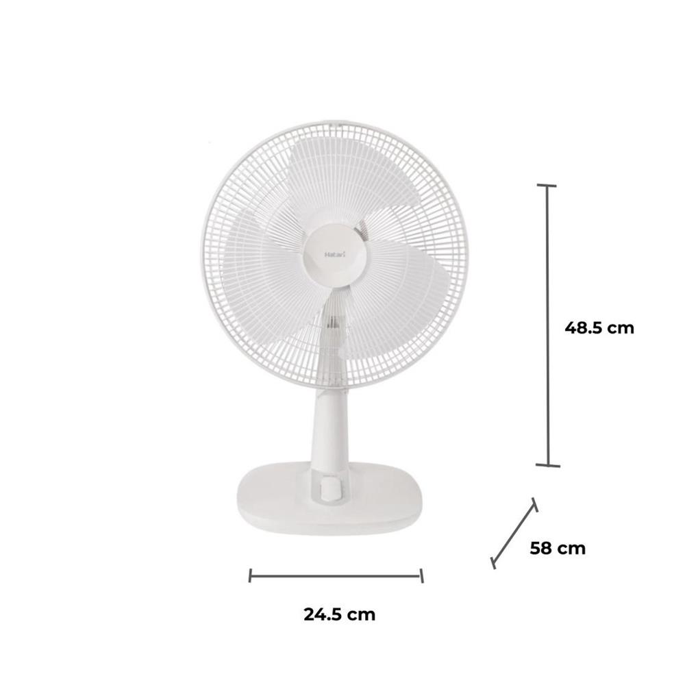 พัดลมตั้งโต๊ะ 16 นิ้ว HATARI T16M1 สีขาว