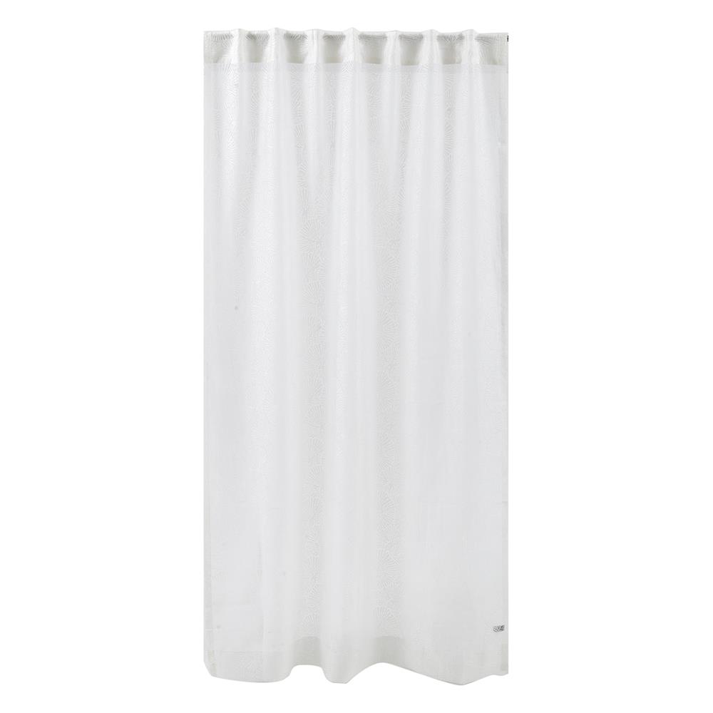 ผ้าม่านโปร่งซ่อนหู HOME LIVING STYLE CORAL 135x220 ซม. สีขาว