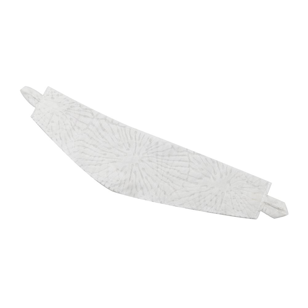 ผ้าม่านโปร่งซ่อนหู HOME LIVING STYLE CORAL 135x220 ซม. สีขาว