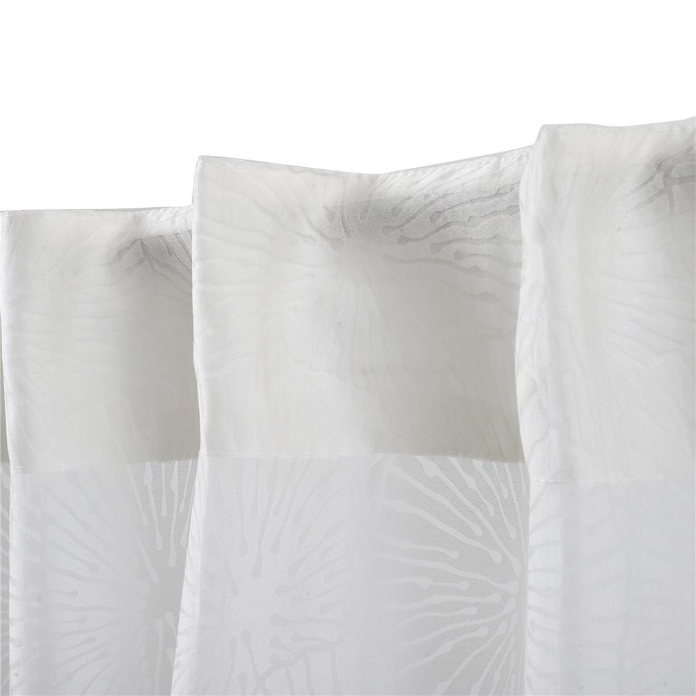 ผ้าม่านโปร่งซ่อนหู HOME LIVING STYLE CORAL 135x160 ซม. สีขาว