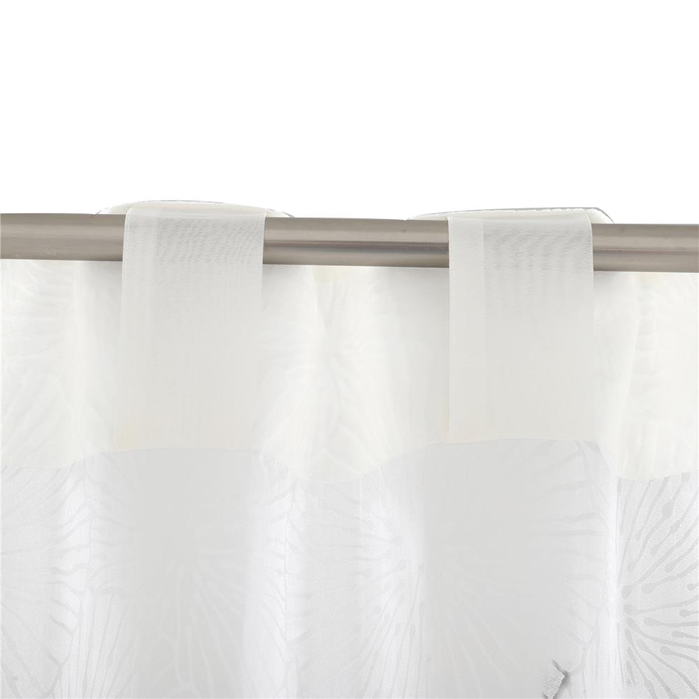 ผ้าม่านโปร่งซ่อนหู HOME LIVING STYLE CORAL 135x160 ซม. สีขาว