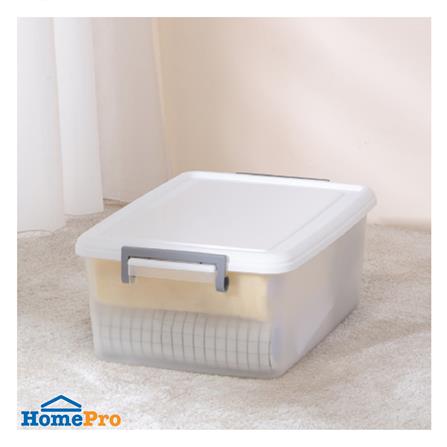 กล่องเก็บของ STACKO AZ 17 ลิตร 46.9x32.2x18.1 ซม. สีขาวขุ่น_4