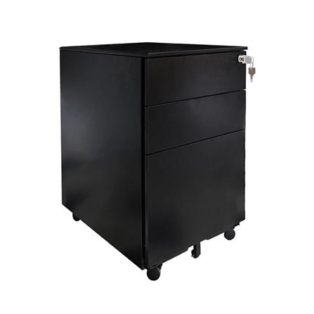 ตู้ลิ้นชักเหล็ก 3 ลิ้นชัก DESKSPACE สีดำ_0