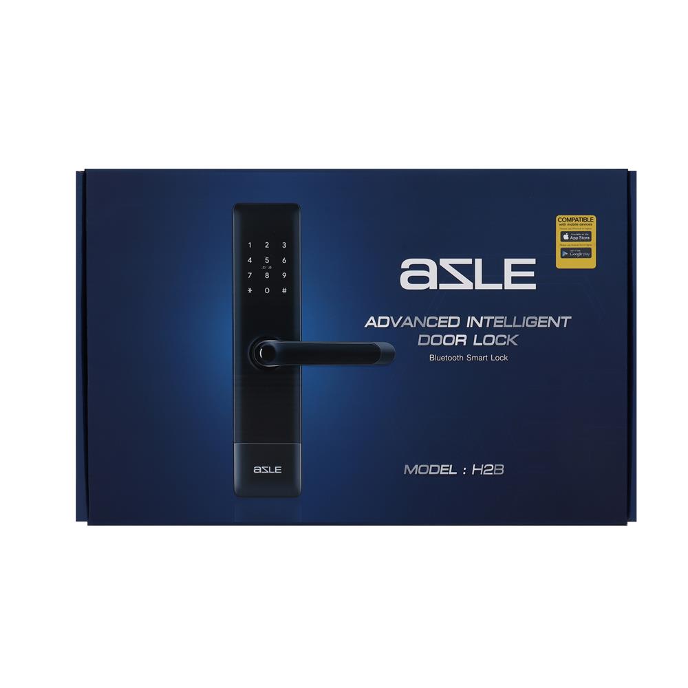 กลอนดิจิตอล AZLE S1B สีดำ