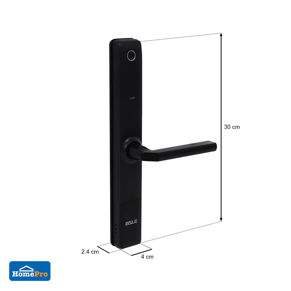 กลอนดิจิตอล AZLE S1B สีดำ