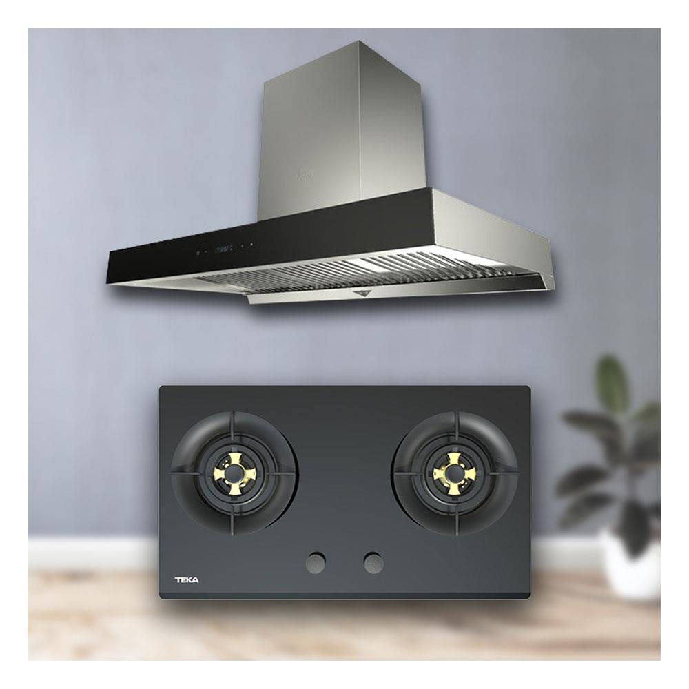 เตาฝัง+เครื่องดูดควัน TEKA GTS782G+DHW90TO
