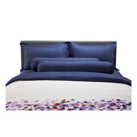 ชุดผ้าปูที่นอน 6 ฟุต 5 ชิ้น SANTAS INK ART สีม่วง_1