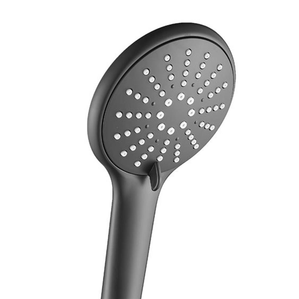 ชุดฝักบัวสายอ่อน 3 ระดับ RASLAND SHOWER-BLACK สีดำ