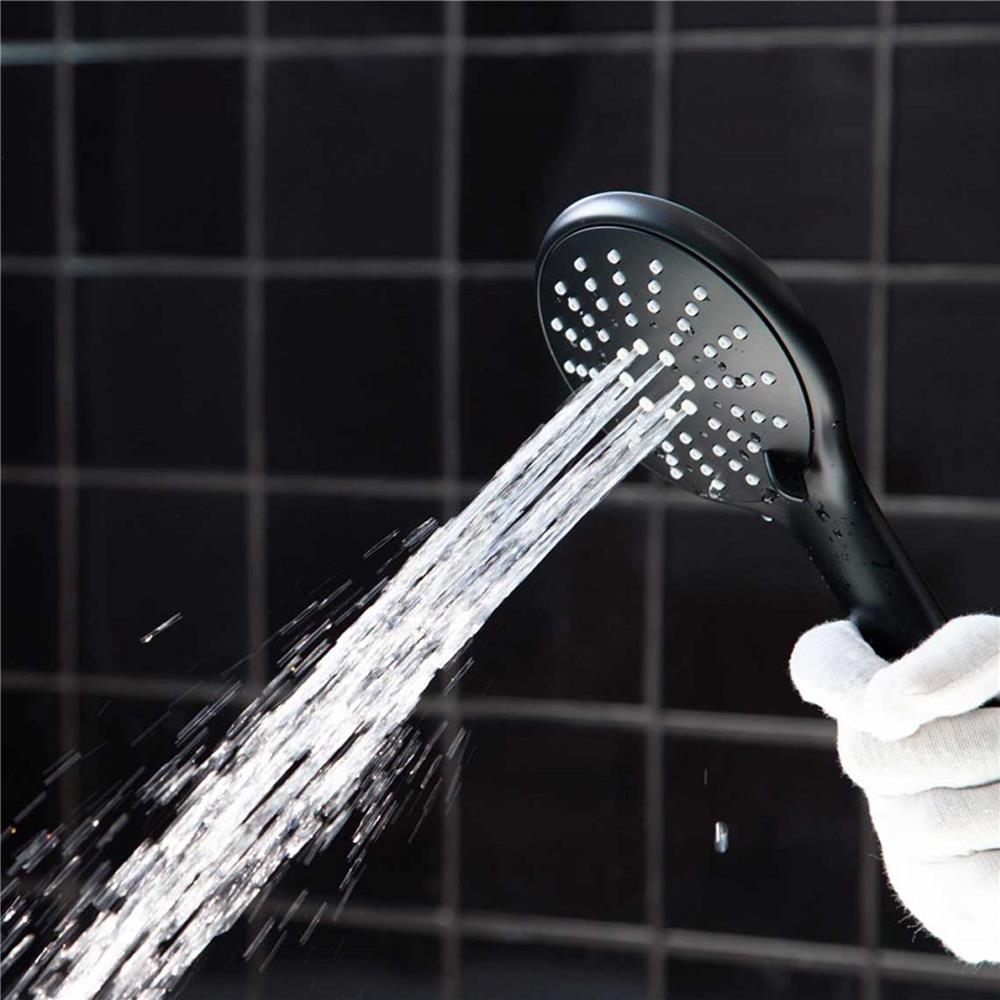 ชุดฝักบัวสายอ่อน 3 ระดับ RASLAND SHOWER-BLACK สีดำ