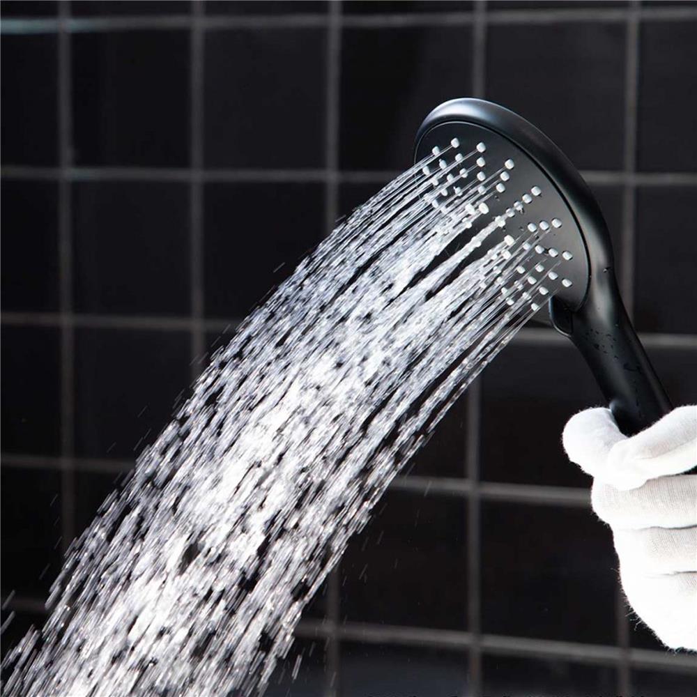 ชุดฝักบัวสายอ่อน 3 ระดับ RASLAND SHOWER-BLACK สีดำ