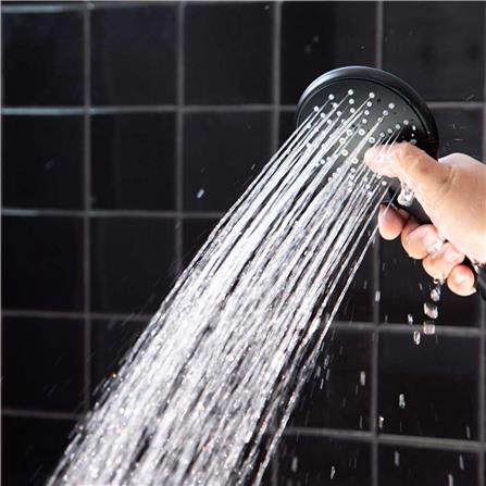 ชุดฝักบัวสายอ่อน 3 ระดับ RASLAND SHOWER-BLACK สีดำ_7