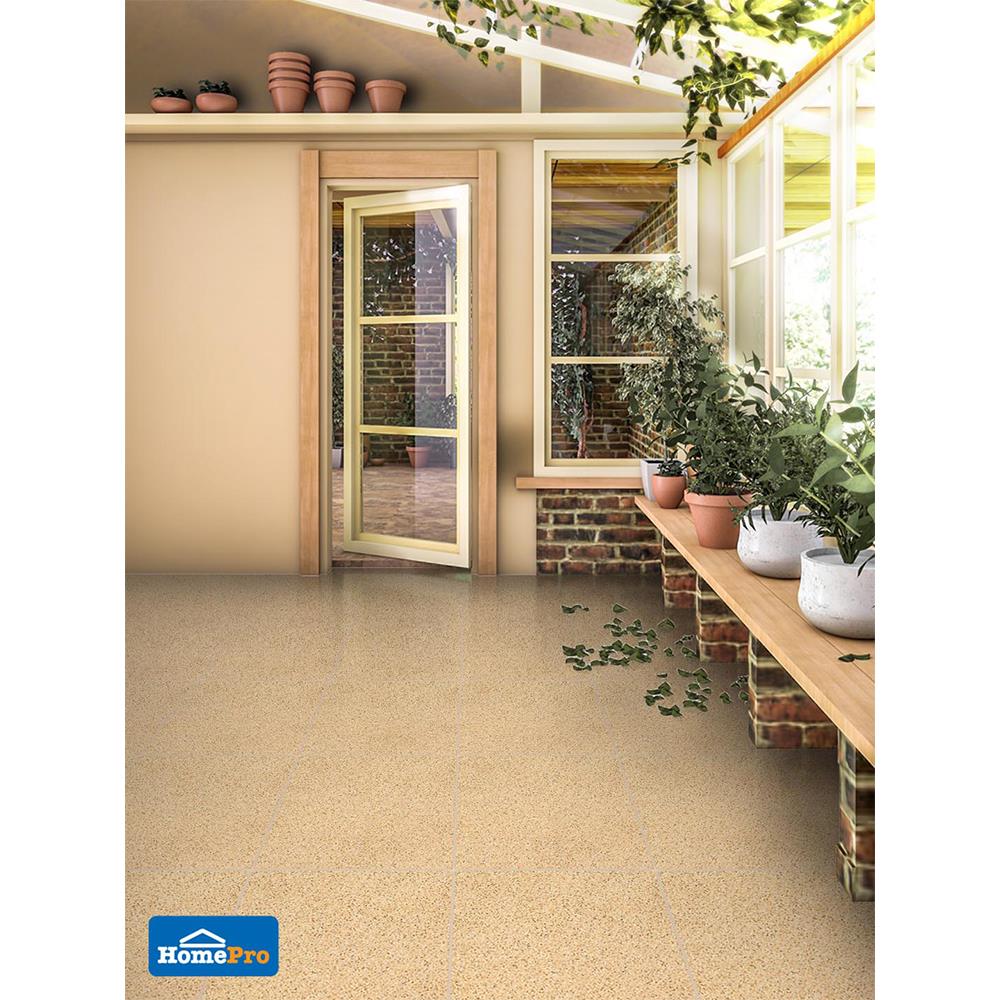 กระเบื้องพื้น 40x40 ซม. CERGRES แมทตี้ เบจ A 0.96 ตร.ม.