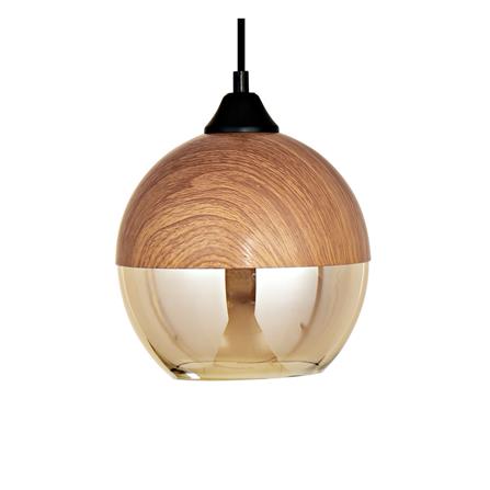 ไฟช่อ CARINI PH2147-D สีชา/ลายไม้/ดำ 1 หัว_1