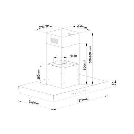 เครื่องดูดควันกลางห้อง AXIA SENSATION90 90 ซม._4