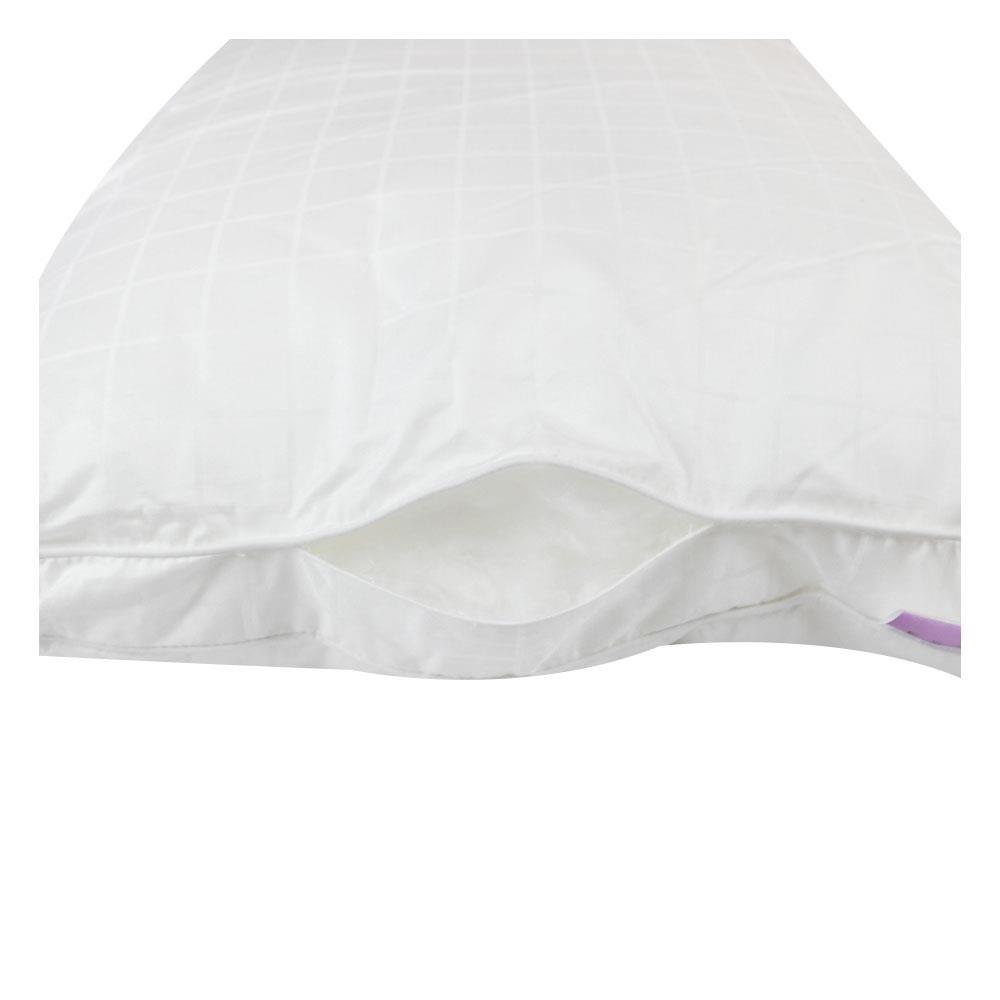 หมอนหนุน ขนห่านเทียม ESSE DOWN ALTERNATIVE SOFT PL-DS 19x29 นิ้ว สีขาว