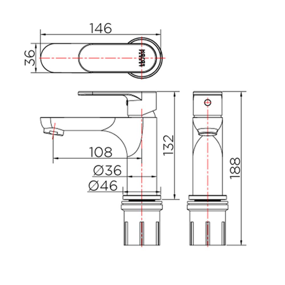 ก๊อกอ่างล้างหน้าผสม KARAT FAUCET KF-58-620-50