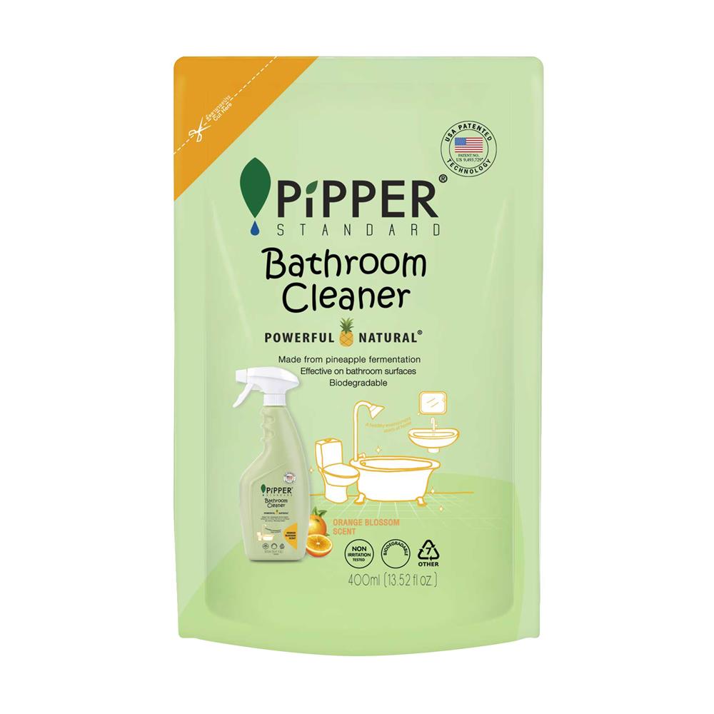 รีฟิลน้ำยาทำความสะอาดสุขภัณฑ์ PIPPER 400 มล. ORANGE BLOSSOM
