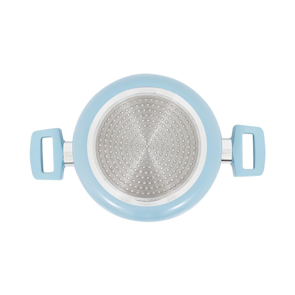 ชุดเครื่องครัว INDUCTION EKONO ICEY BLUE  สีฟ้า 5 ชิ้น