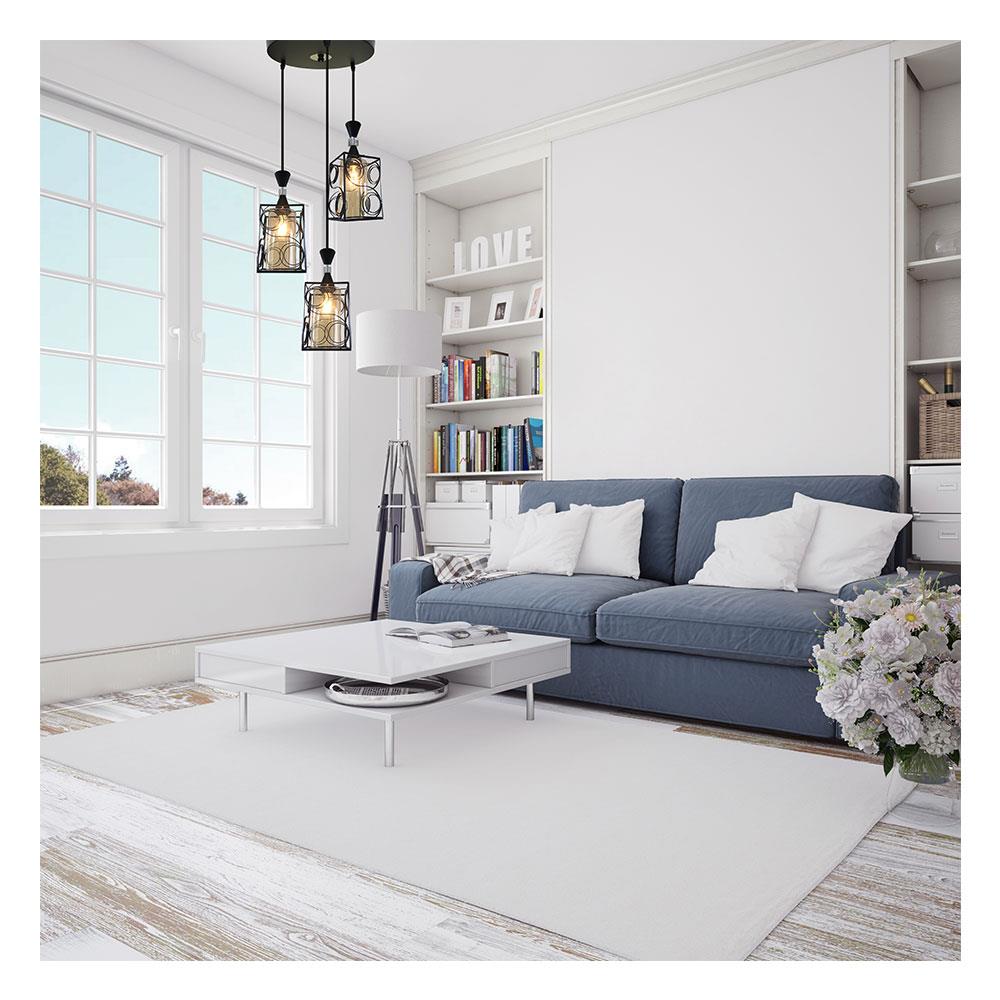 ไฟช่อ CLASSIC EVL HG-33007 ดำ/ชา 3 หัว