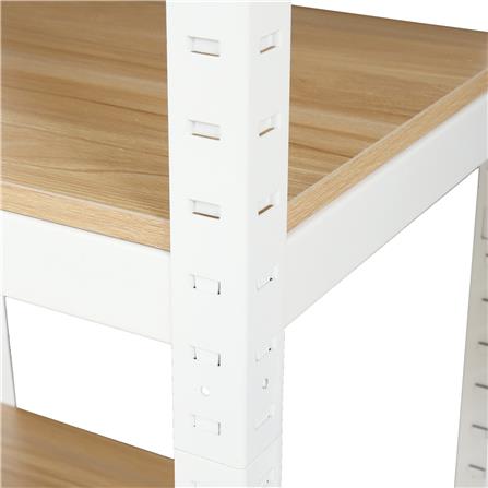 ชั้นวางของ 5 ชั้น FURDINI ZIR สีขาว/ลายไม้อ่อน_3