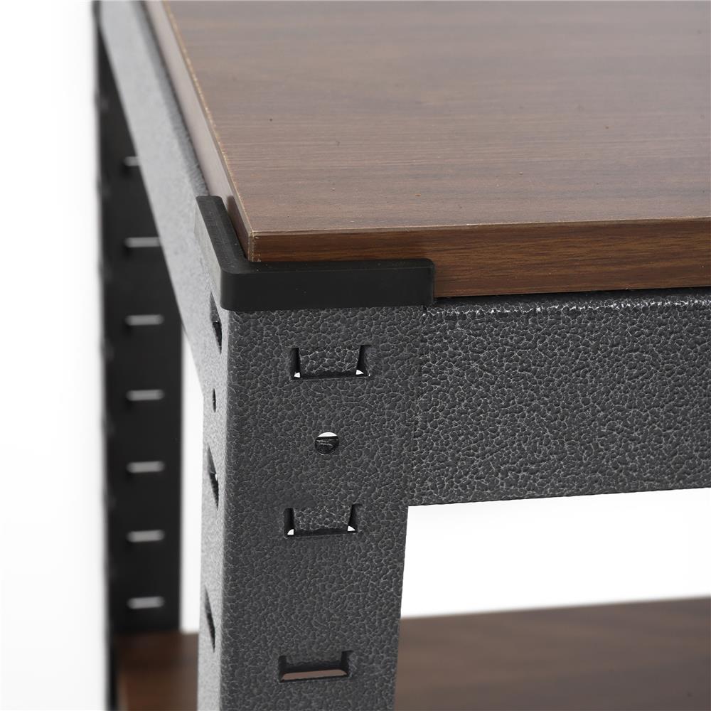 ชั้นวางของ 3 ชั้น FURDINI ZIR สีดำ/ลายไม้เข้ม