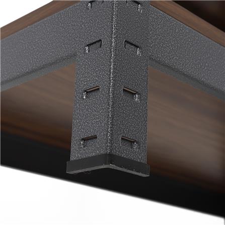 ชั้นวางของ 3 ชั้น FURDINI ZIR สีดำ/ลายไม้เข้ม_5