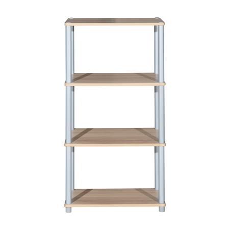 ชั้นวางของ 4 ชั้น FURDINI MINUS สีไวท์โอ๊ค/เทา_1