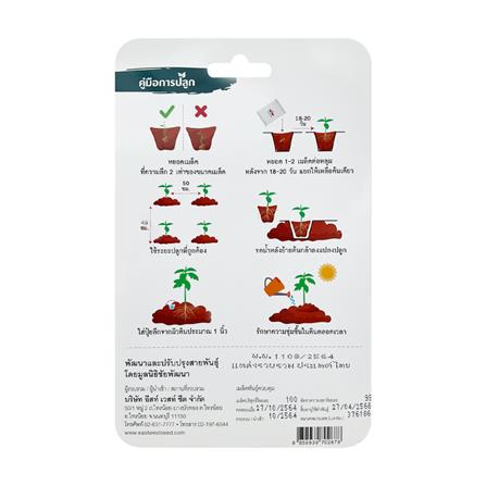 เมล็ดพันธุ์ มะเขือเทศผลกลม จักรพันธ์ 1 ศรแดง 50 เมล็ด_1