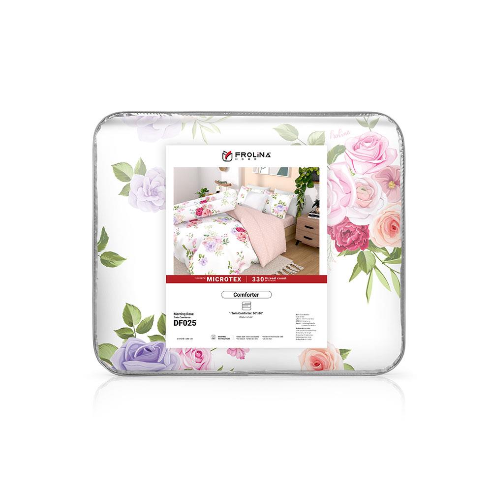 ผ้านวม FROLINA MICROTEX DF025 60x80 นิ้ว สีชมพู