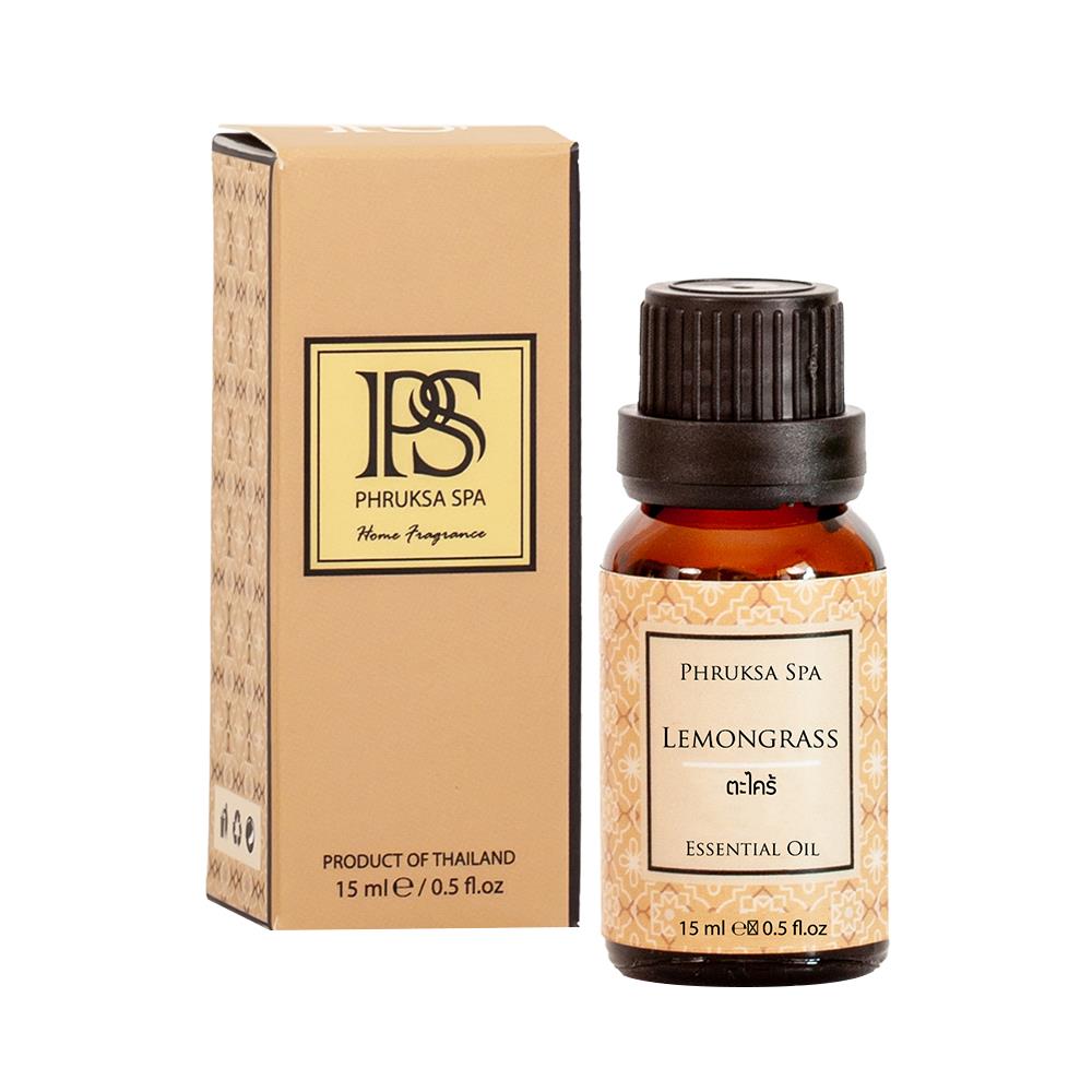 น้ำมันหอมระเหย PHRUKSA SPA 15 มล. LEMONGLASS