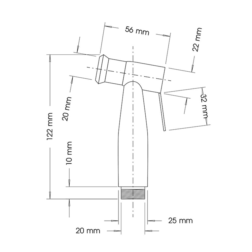 สายฉีดชำระครบชุด WSP R-812 สเตนเลส
