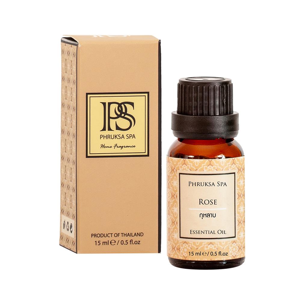 น้ำมันหอมระเหย PHRUKSA SPA 15 มล. ROSE