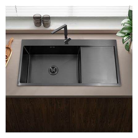 ซิงค์ฝัง 1 หลุม 1 ที่พัก AXIA MIDNIGHT 10050 สีดำ_2