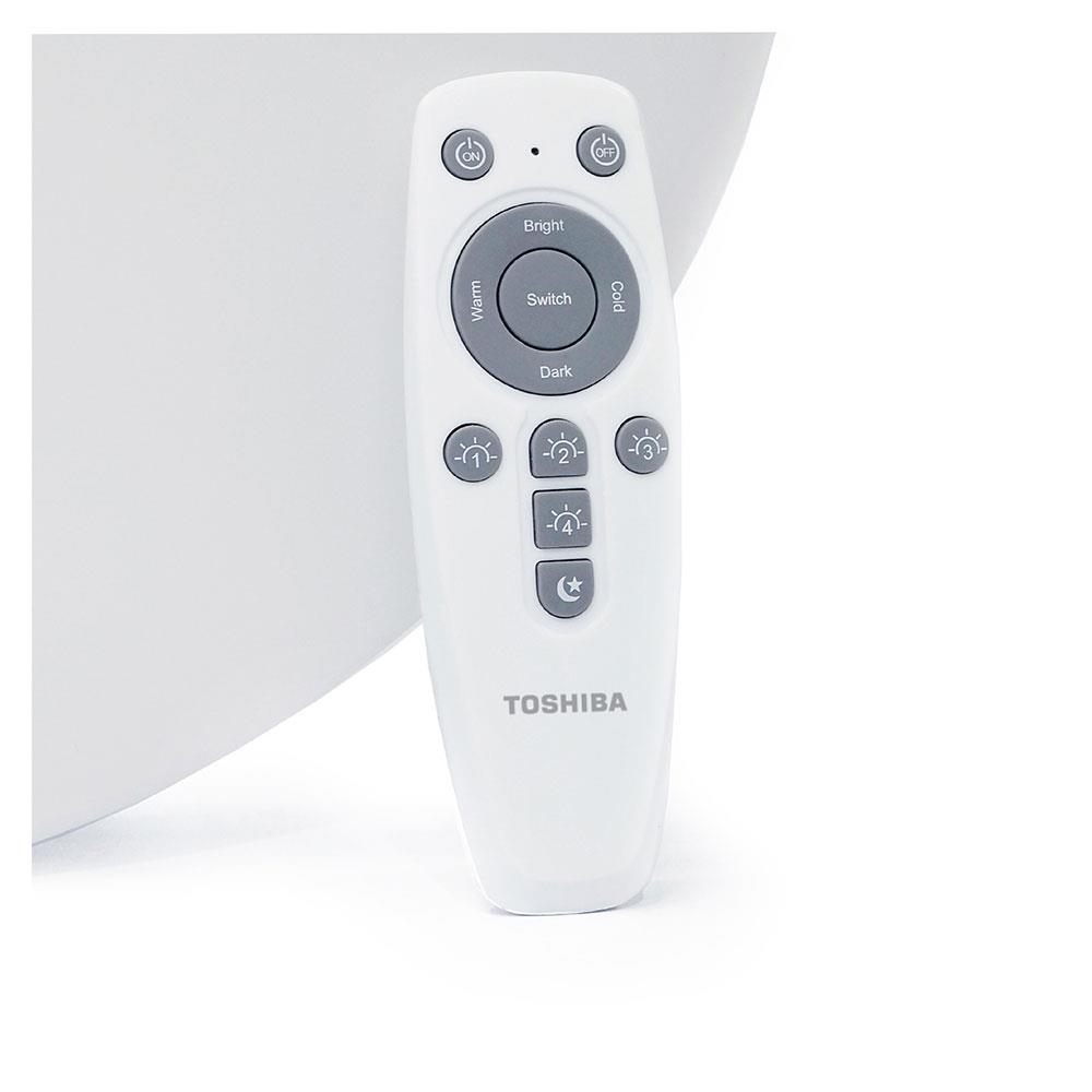 ไฟเพดาน LED TOSHIBA RLDT01C040VACTH1 20 นิ้ว 40 วัตต์ DAYLIGHT/COOL WHITE/WARM WHITE สีขาว