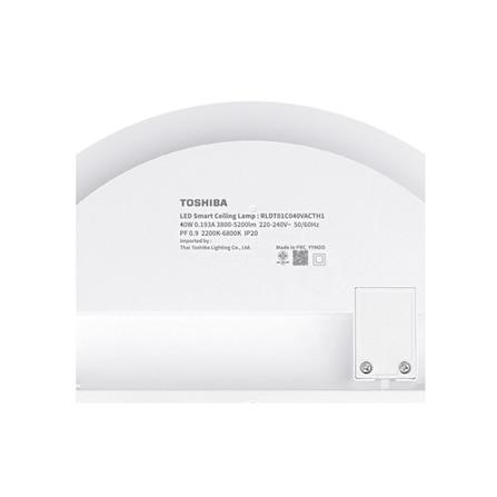 ไฟเพดาน LED TOSHIBA RLDT01C040VACTH1 20 นิ้ว 40 วัตต์ DAYLIGHT/COOL WHITE/WARM WHITE สีขาว_7