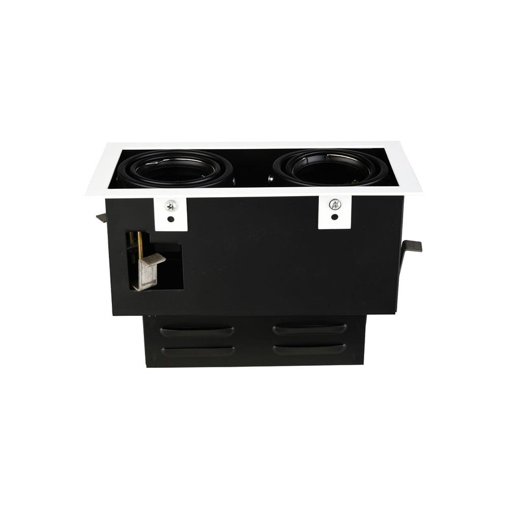 ดาวน์ไลท์ LUMAX 24-04939 8.07 นิ้ว สีขาว/ดำ เหลี่ยม