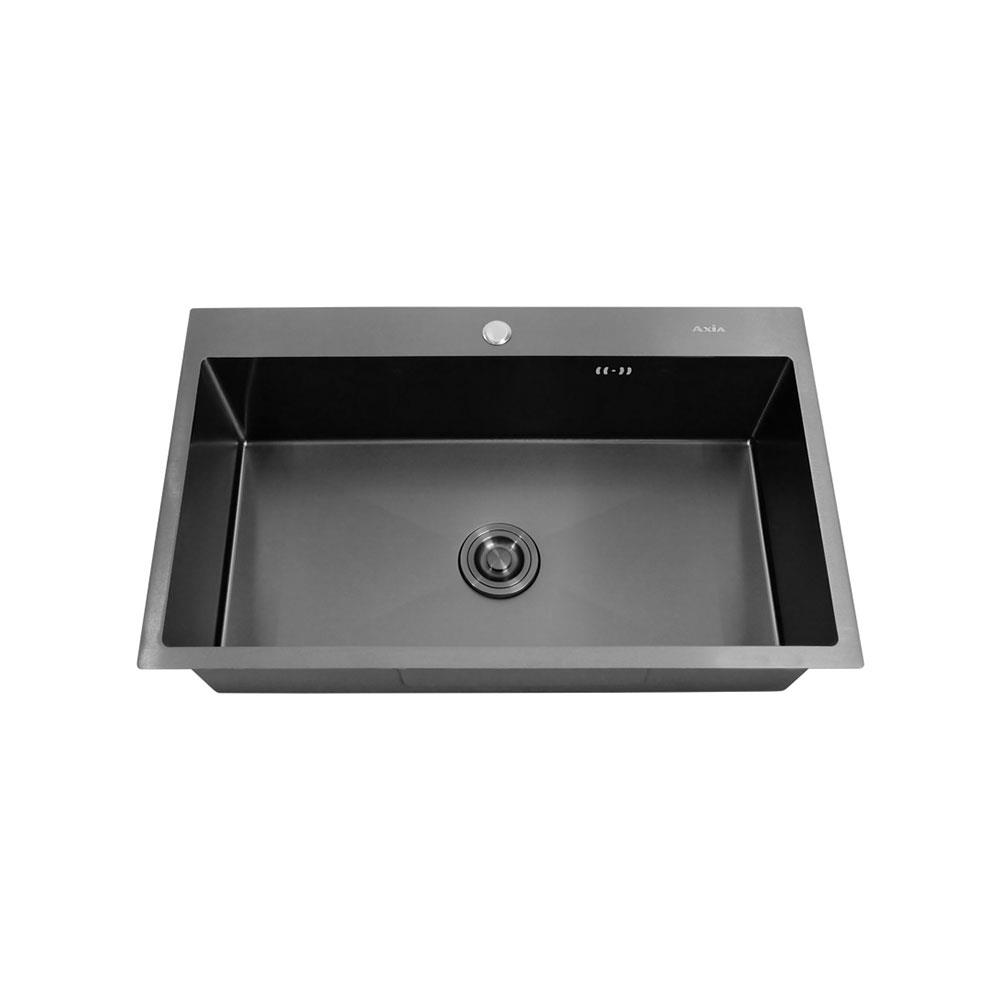 ซิงค์ฝัง 1 หลุม AXIA MIDNIGHT 8250 สีดำ