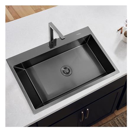 ซิงค์ฝัง 1 หลุม AXIA MIDNIGHT 8250 สีดำ_2