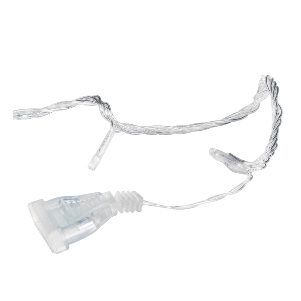 ไฟกะพริบ LED CARINI สายขาวใส 10 เมตร WARM WHITE