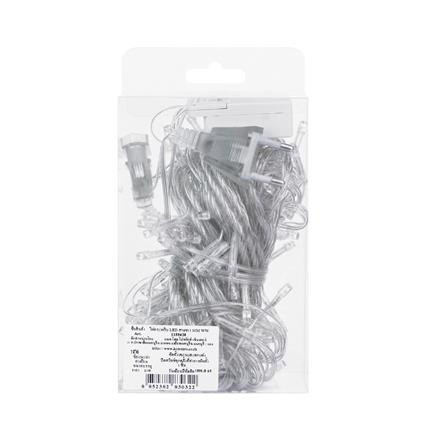 ไฟกะพริบ LED CARINI สายขาวใส 10 เมตร WARM WHITE_3