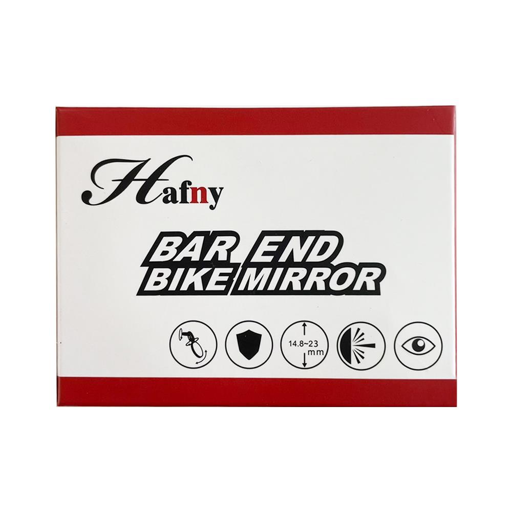 กระจกมองหลังจักรยาน HAFNY m852 สีดำ
