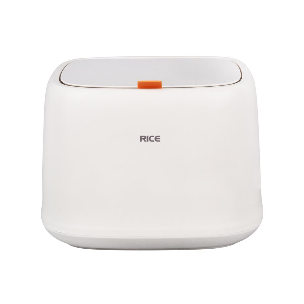 ถังข้าวสารพลาสติก 10 กก. + ถ้วยตวง KECH RICE สีขาว