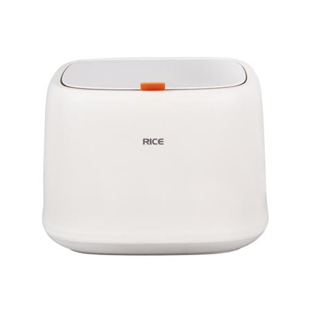 ถังข้าวสารพลาสติก 10 กก. + ถ้วยตวง KECH RICE สีขาว_1