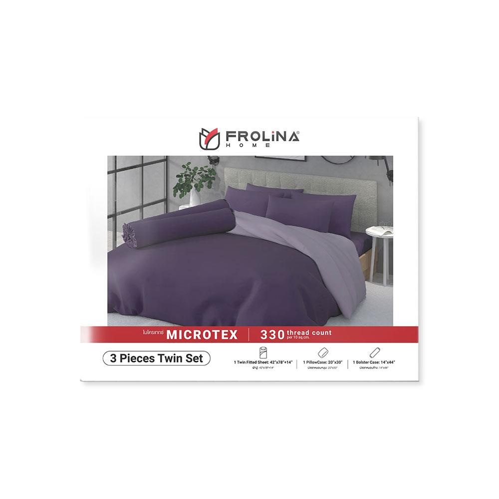 ชุดผ้าปูที่นอน 3.5 ฟุต 3 ชิ้น FROLINA MICROTEX SF016