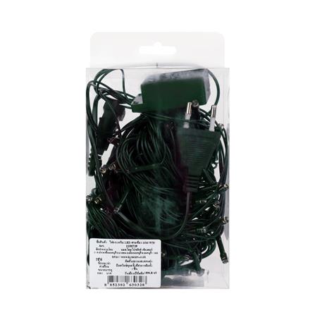 ไฟกะพริบ LED CARINI สายเขียว 10 เมตร WARM WHITE_3
