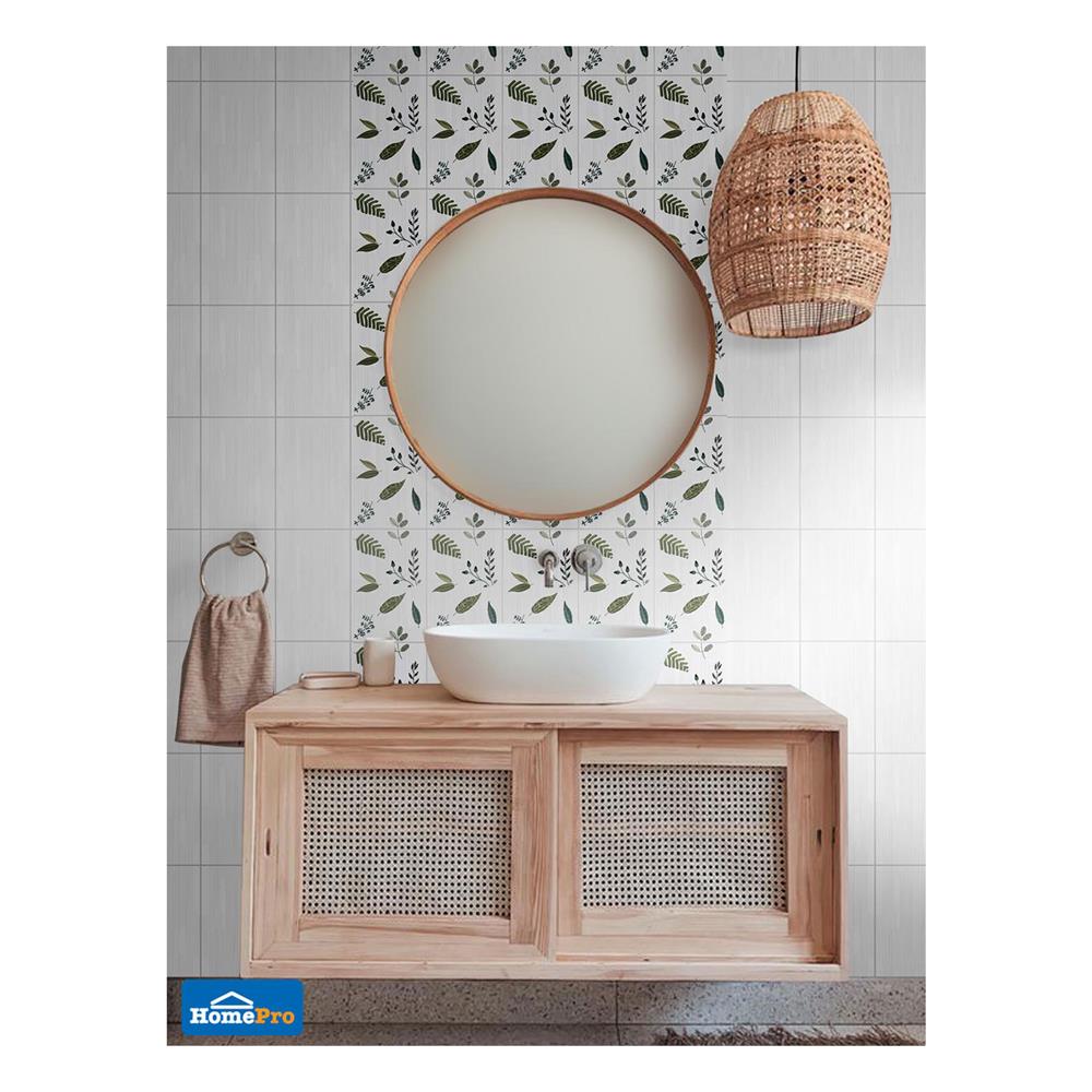 กระเบื้องผนัง 8x12 นิ้ว TARA เฟิร์นฟอเรสต์ลีฟ EXC PM